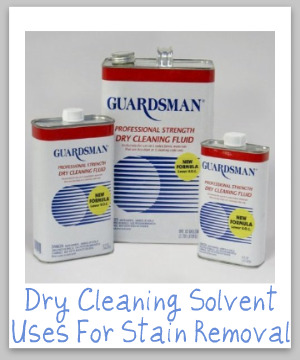 Dry Cleaning Solvent Uses For Stain Removal