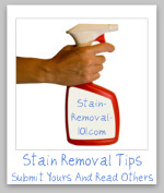 stain removal tip 101