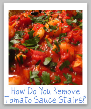 Tips For Removing Tomato Sauce Stains
