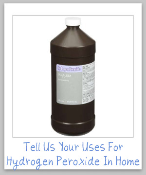 uses for hydrogen peroxide