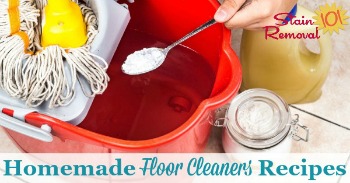 Homemade floor cleaners recipes
