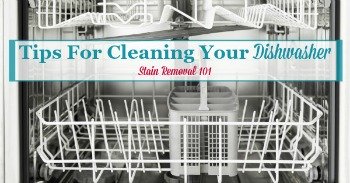 Tips for cleaning dishwasher