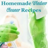 homemade window cleaner recipe