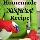 homemade disinfectant recipe