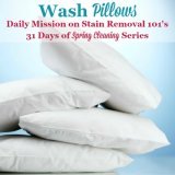 wash pillows
