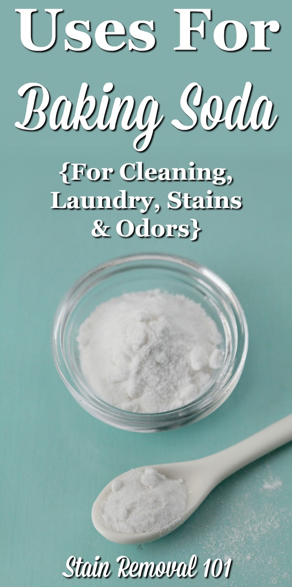 Uses For Baking Soda Cleaning Laundry Odor And Stain Removal List Of Lots Uses For Baking Soda Around Your Home Cleaning Stain