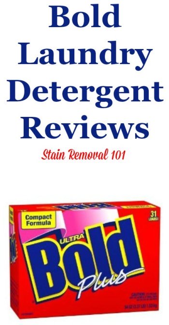 Here is a comprehensive guide all about Bold laundry detergent, including reviews and ratings of this laundry supply in a variety of scents, formulas, and varieties, found in both the United States as well as other countries versions {on Stain Removal 101}