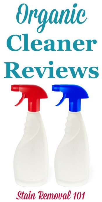 Here is a round up of organic cleaner and organic stain removers reviews to find out which environmentally friendly cleaner works best {on Stain Removal 101}