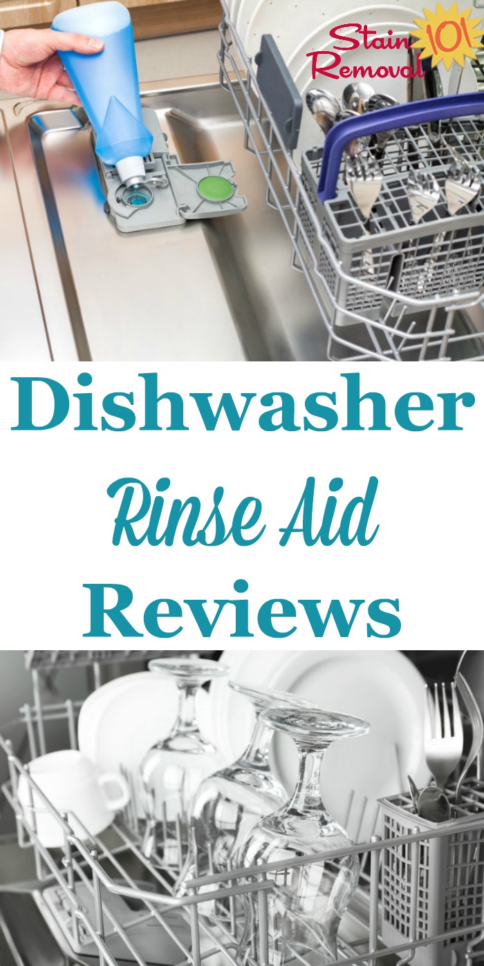 Here is a round up of dishwasher rinse agent and rinse aid reviews, including several brand names, generics and eco-friendly products, to find which ones work best {on Stain Removal 101}