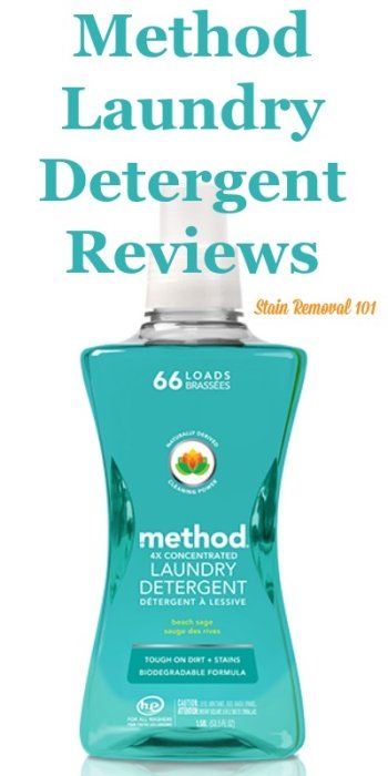 Here is a comprehensive guide about Method laundry detergent, including reviews and ratings of this eco-friendly brand of laundry supply, including different scents and varieties {on Stain Removal 101}