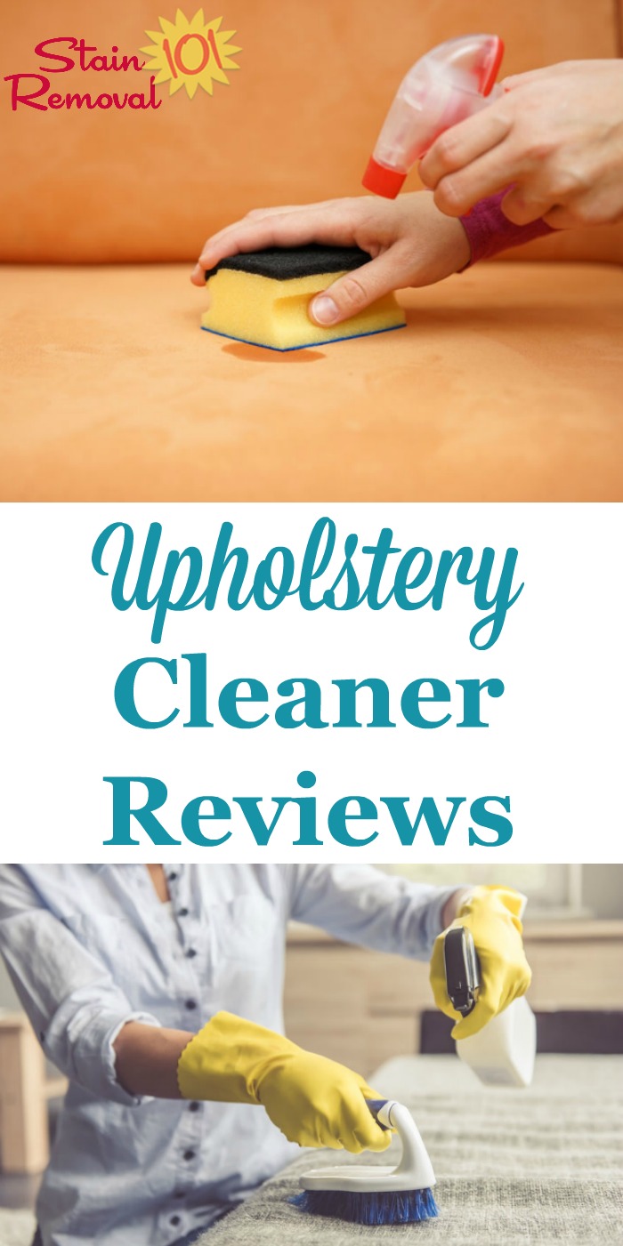 Here is a round up of reviews of upholstery cleaners and stain removers, so you can find the best one for you to clean upholstered furniture. In addition, share your own opinions, rating and experiences {on Stain Removal 101}