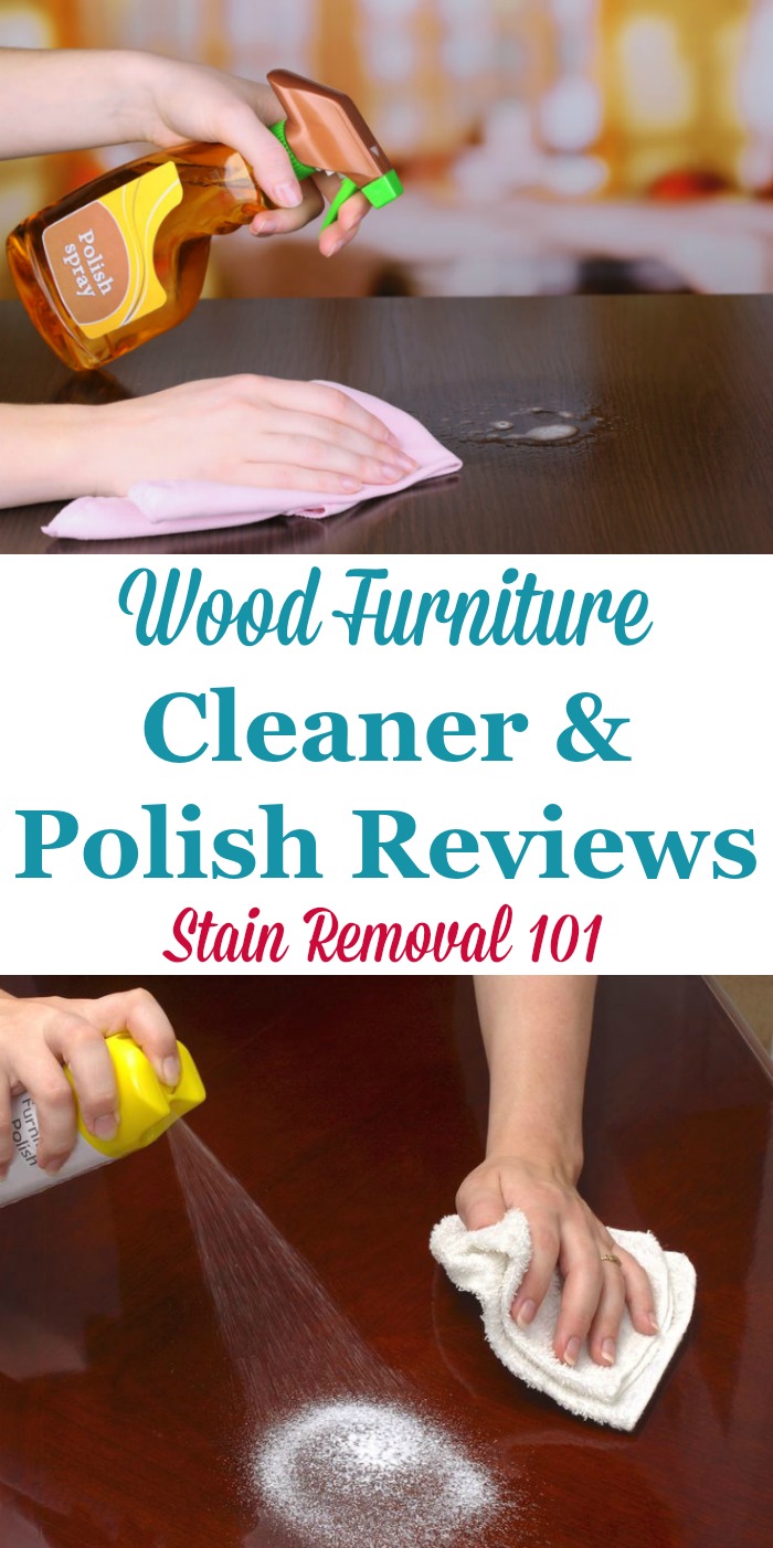 Here is a round up of wood furniture cleaner and polish reviews to find out which products work best to make your wooden furniture look its best, to remove dust and debris, and make it shine {on Stain Removal 101}