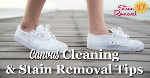 Here are canvas cleaning tips and stain removal ideas to clean items made with canvas around your home {on Stain Removal 101}