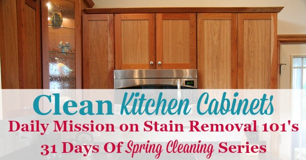 Clean Kitchen Cabinets Off With These Tips And Hints