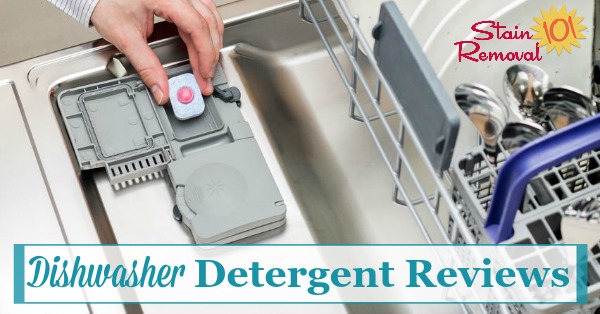 Here is a round up of reviews of over 15 different brands and varieties of dishwasher detergents, including powder, liquid and pacs, to help you find out which products work best, and which should stay on the store shelf {on Stain Removal 101}