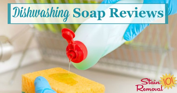 Here are over 40 dishwashing soap and detergent reviews to find out which products work best for washing dishes, pots and pans, and more, and which should stay on the store shelf {on Stain Removal 101}