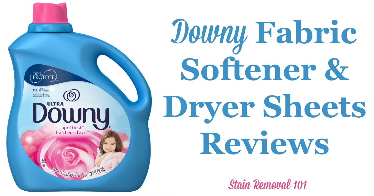 Here is a comprehensive guide about Downy fabric softener and dryer sheets, including reviews and ratings of this brand of laundry supply, including many different scents and varieties {on Stain Removal 101}