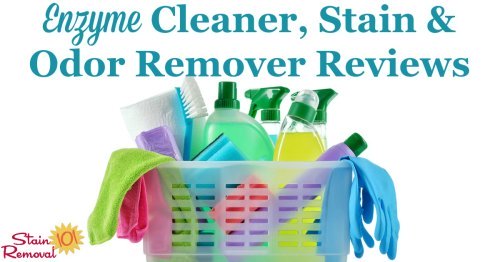 Here is a round up of enzyme cleaner reviews, plus reviews of stain and odor removers that use enzymes as their active ingredient, to find out which products work best, and which should stay on the store shelf {on Stain Removal 101}