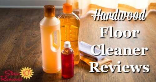 Here is a round up of hardwood floor cleaners reviews, including both specialty products and general wood cleaners, to find out which products work best, and which should stay on the store shelf {on Stain Removal 101}