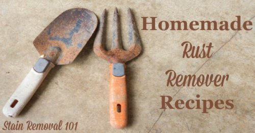 Natural Homemade Rust Remover Recipes