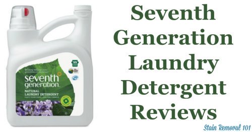 Here is a comprehensive guide about Seventh Generation laundry detergent, including reviews and ratings of this brand of natural laundry supply, including different scents and varieties {on Stain Removal 101}