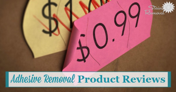 Here are quite a few adhesive removal product reviews to help you determine which adhesive removers work well to help you remove the sticky stuff from your surfaces {on Stain Removal 101}