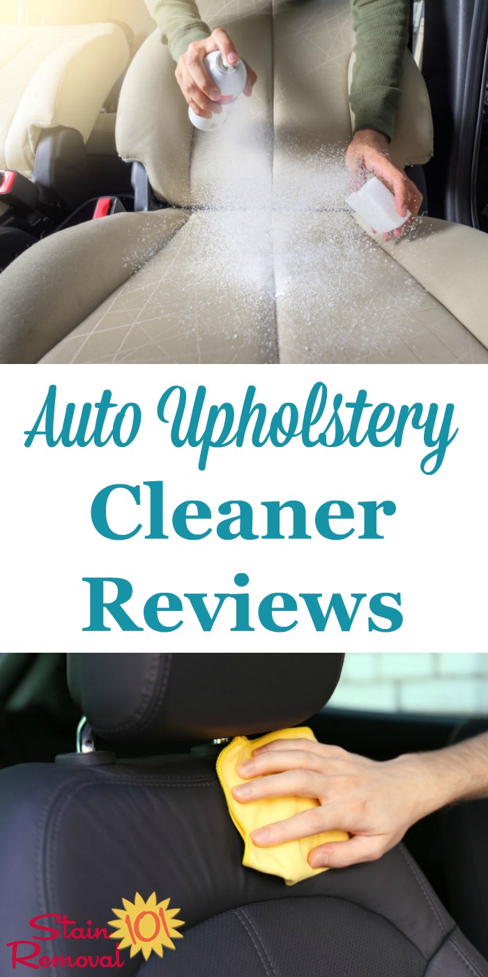 Here are lots of car and auto upholstery cleaner reviews, for both fabric and leather interiors, to find the best product to clean inside your car.