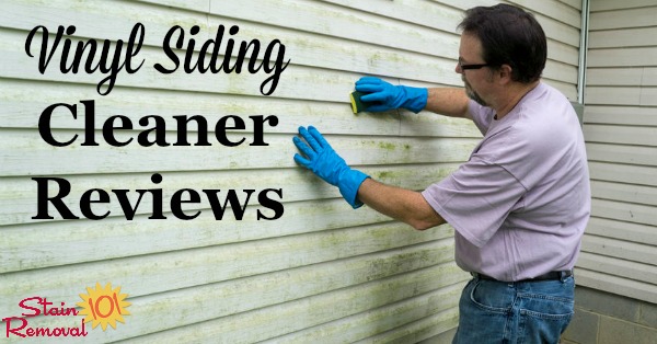 Here is a round up of reviews to find out the best cleaner for vinyl siding, including to remove general dirt as well as mildew, rust, graffiti and more {on Stain Removal 101}