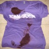 blood on t-shirt