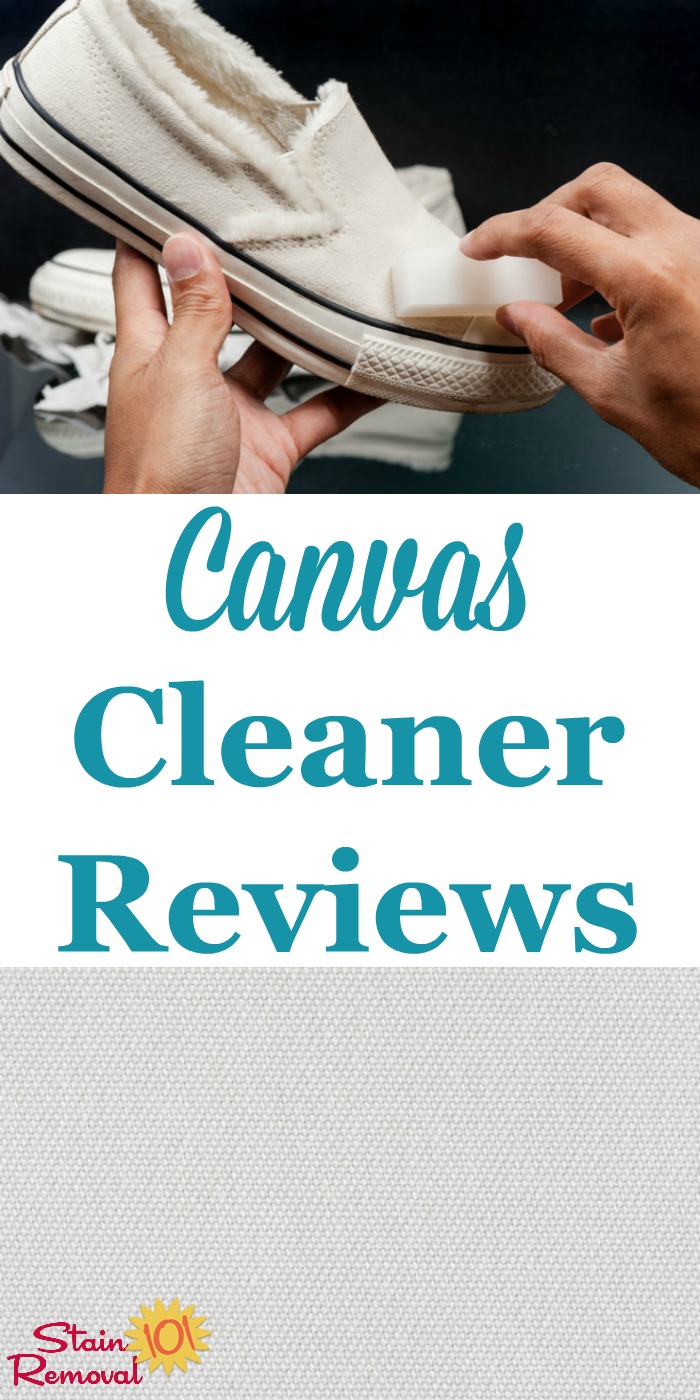 Here is a round up of canvas cleaners and canvas stain remover reviews to find out which ones work best, and which should stay on the store shelf {on Stain Removal 101}