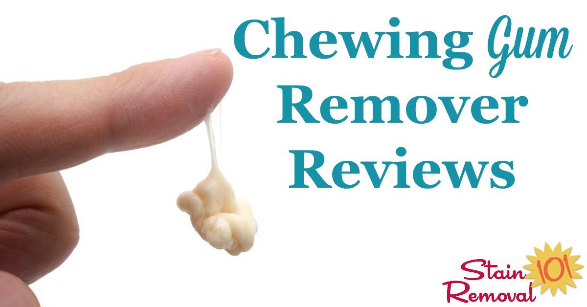 Here is a round up of chewing gum remover reviews to help you find out which gum removers actually get the job done, for clothes and fabric, hard surfaces and more {on Stain Removal 101}