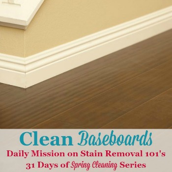 clean baseboards