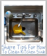 clean kitchen sinks