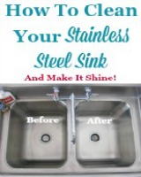 How to clean your stainless steel sink and make it shine