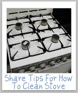 clean stove top