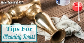 Tips for cleaning brass