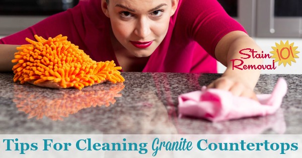 Here is a round up of tips for cleaning granite counter tops safely, to protect your investment, while also keeping them looking great {on Stain Removal 101}