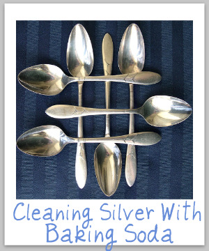 Who knew? You can clean your silver with baking soda - get the recipe and instructions here {on Stain Removal 101}