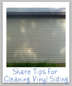 cleaning vinyl siding