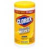 clorox wipes, lemon scent
