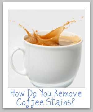 coffee stain removal