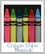 crayon stain removal