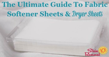 The Ultimate Guide To Fabric Softener Sheets & Dryer Sheets