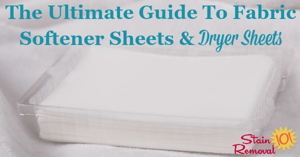 Why (& How) to Ditch Fabric Softener & Dryer Sheets