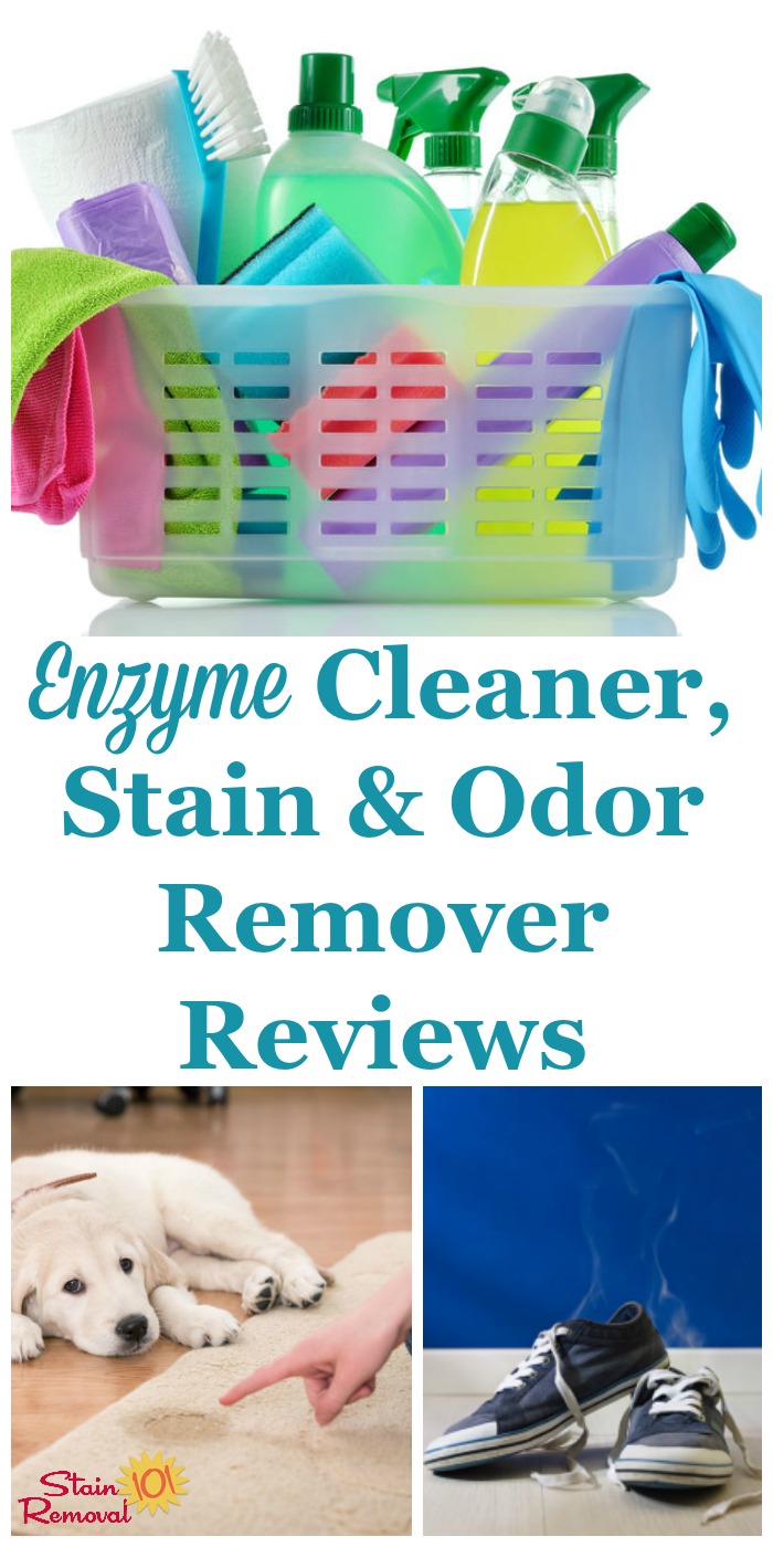 Here is a round up of enzyme cleaner reviews, plus reviews of stain and odor removers that use enzymes as their active ingredient, to find out which products work best, and which should stay on the store shelf {on Stain Removal 101}