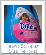 fabric softener stain removal