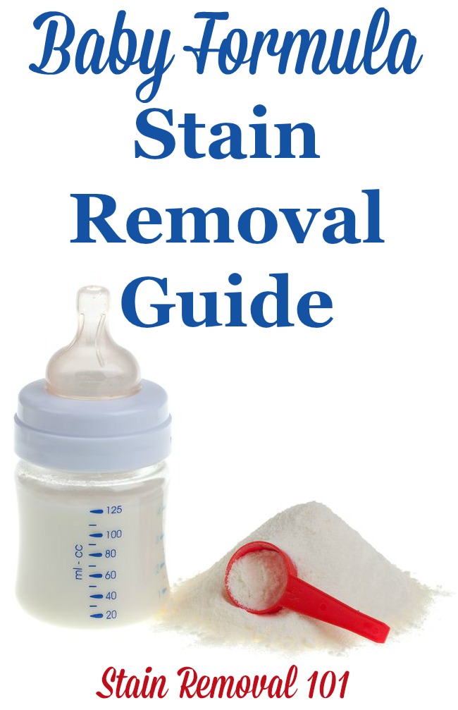 Baby Formula Stains Removal Guide