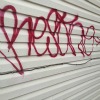 graffiti on vinyl siding