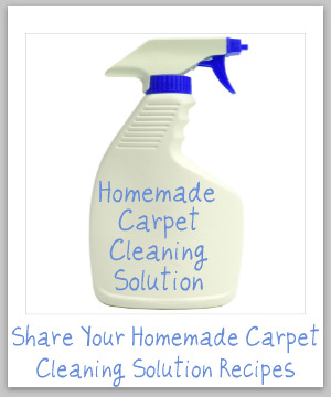 homemade carpet cleaning solution