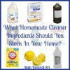 homemade cleaner ingredients